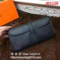 HERMES愛馬仕 四季百搭實用款 原版Epsom皮 Jige 女士手抓包 JD1120