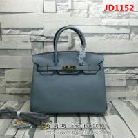 HERMES愛馬仕 官方經典制 荔枝紋牛皮 純24k五金 鉑金包 JD1152