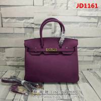 HERMES愛馬仕 官方經典制 荔枝紋牛皮 純24k五金 鉑金包 JD1161