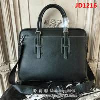 HERMES愛馬仕 最新款 原版牛皮 經典時尚 男士公事包 可手提斜挎 8824-1 JD1216
