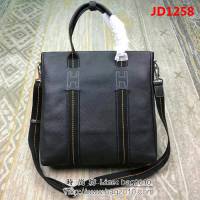 HERMES愛馬仕 最新款 時尚休閒 男士手提斜挎包 8831-3 豎款 JD1258