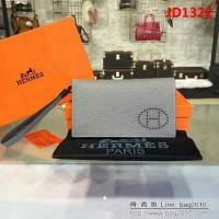 HERMES愛馬仕 經典爆款 男士牛皮手包 802-1 JD1322