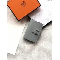 Hermes零錢包 愛馬仕卡包 亞麻藍  tdh2049