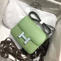 Hermes空姐包 愛馬仕Constance半手工19cm Epsom掌紋小牛進口皮 Hermes單肩斜挎包  tdh2121