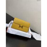 Hermes女士小挎包 愛馬仕Constance康康to go斜挎包 琥珀黃金扣  tdh2277