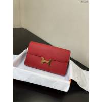 Hermes女士小挎包 愛馬仕Constance康康to go斜挎包 心紅金扣  tdh2299