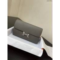 Hermes女士小挎包 愛馬仕Constance康康to go斜挎包 錫器灰銀扣  tdh2304