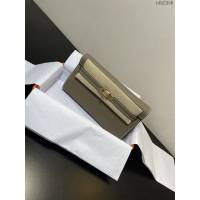 Hermes女包 愛馬仕Kelly woc小挎包 大象灰epsom皮凱麗斜挎包  tdh2356