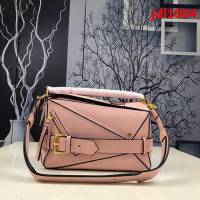 LOEWE羅意威 幾何拼色 原單品質 火遍全世界熱銷款puzzle bag 01137 可折疊 手提肩背斜挎包  jdl1004
