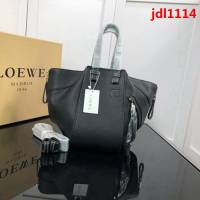 LOEWE羅意威 最新爆款 羅家Hammock系列 荔枝皮拼色 百搭款 小牛皮手提肩背包 0164  jdl1114