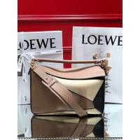 LOEWE經典爆款包包 羅意威中號Puzzle幾何拼接手提斜挎包 10171  tcl1138