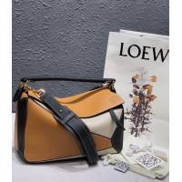 LOEWE經典爆款包包 羅意威中號Puzzle幾何拼接手提斜挎包 10171  tcl1142