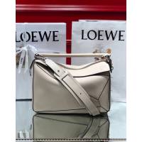 LOEWE經典爆款包包 羅意威中號Puzzle幾何拼接手提斜挎包 10171  tcl1146