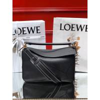 LOEWE經典爆款包包 羅意威中號Puzzle幾何拼接手提斜挎包 10171  tcl1152