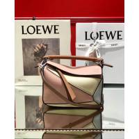 LOEWE爆款包包 羅意威迷你mini puzzle幾何拼接手提斜挎包 10173  tcl1158