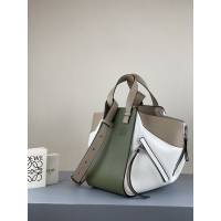 LOEWE包包 羅意威小號hammock拼接手挽肩背斜挎包包  tcl1287