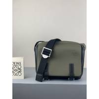LOEWE包包 羅意威military messenger經典信使包 羅意威斜挎包 11357  tcl1385