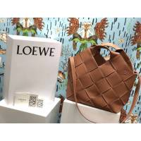 LOEWE包包 羅意威大號手提斜挎單肩Woven basket bag 羅意威編織籃子包 10118  tcl1422