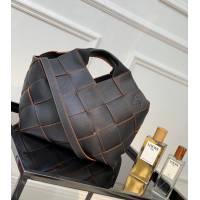 LOEWE包包 羅意威大號手提斜挎單肩Woven basket bag 羅意威編織籃子包 10118  tcl1423