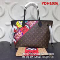 路易威登LV頂級原單2018新款NEVERFULL 中號Neverfull手袋M43499 YDH1036