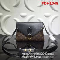 路易威登LV頂級原單2018新款M44033黑色 專櫃同步 皮單肩斜跨包 YDH1048