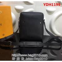 路易威登LV頂級原單M30505黑色原版複刻 Grigori Pochette郵差包 YDH1199