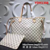 路易威登LV頂級原單M40995白格 Neverfull 經典手袋 YDH1308