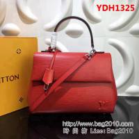 路易威登LV頂級原單M41302櫻桃紅 CLUNY MM 中號手提肩背包 YDH1325