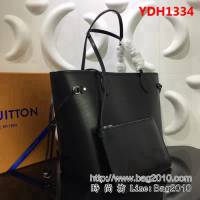 路易威登LV頂級原單高仿頂級M54185黑色Neverfull 中號手袋 YDH1334