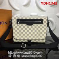 路易威登LV頂級原單N40019 Matchpoint郵差包 Damier Coastline塗層帆布 YDH1341