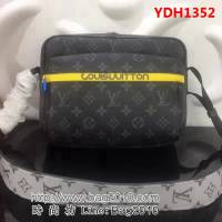 路易威登LV頂級原單M43843原版複刻 2018新款Messenger小號斜跨郵差包 YDH1352