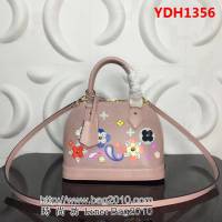路易威登LV頂級原單2018新品Alma BBM54836 罌粟粉 YDH1356