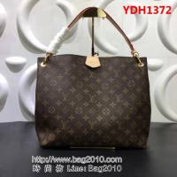 路易威登LV頂級原單 M43701老花配玫杏裏 購物包 YDH1372