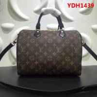 路易威登LV頂級原單 M41112黑Speedy旅行包 正品複製24K金頂級鎖 YDH1439