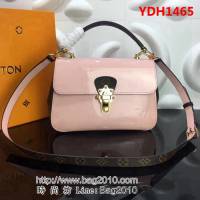 路易威登LV頂級原單53352 淑女風格手提肩背兩用漆光皮包 YDH1465