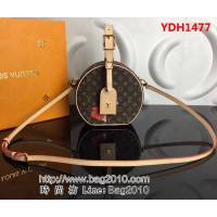 路易威登LV頂級原單PETITEBOITECHAPEAU手袋 M43515經典圓形斜挎包 YDH1477