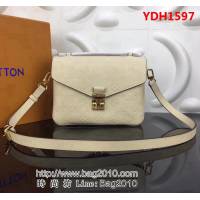 路易威登LV頂級原單 Pochette Metis手袋 M41487 米白斜挎包 YDH1597