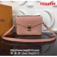 路易威登LV頂級原單 Pochette Metis手袋M41487粉色斜挎包 YDH1599