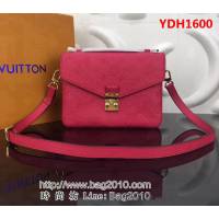 路易威登LV頂級原單 Pochette Metis手袋 M41487桃紅色斜挎包 YDH1600