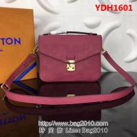路易威登LV頂級原單 Pochette Metis手袋 M41487玫紅色斜挎包 YDH1601