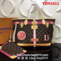 路易威登LV頂級原單 M41390 NEVERFULL 中號手袋LV掛鎖絲印圖案 YDH1611