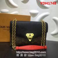 路易威登LV頂級原單SAINT PLACIDE M43715 金色鏈條手袋 YDH1748