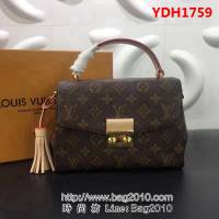 路易威登LV頂級原單CROISETTE手袋 N41581 可手持 肩挎 YDH1759