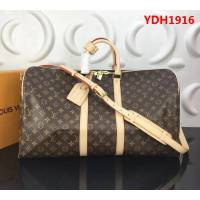 路易威登LV頂級原單 41418 41416 41414老花經典 Keepall旅行袋系列 YDH1916