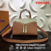 路易威登LV頂級原單M54196杏配白色 Zipped手提肩背包 YDH2095
