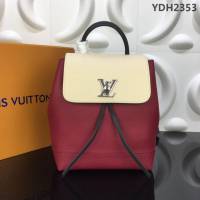 路易威登LV 頂級原單 Lockme系列背包 可作為手袋單挎於一肩 亦可背於雙肩 M52734  YDH2353