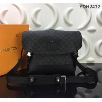 路易威登LV 頂級原單 M40510 經典學院風格 Messenger MM Voyager中號郵差包 雙搭扣男士斜挎包  YDH2472