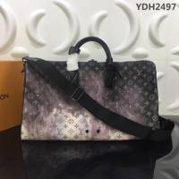 路易威登LV 頂級原單 M44166 2019春夏季前預展系列單品 Keepall Bandouliere 50旅行袋 可手提肩背  YDH2497