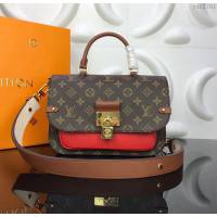 LV女包 M44548 紅色 頂級原單 路易威登女手提包 Vaugirard手袋 信使包造型 LV斜挎女包  ydh2791