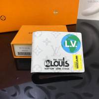 LV錢夾 M67819白花 頂級原單 路易威登男錢包 繽紛印花貼飾 Multiple 錢夾  ydh2816